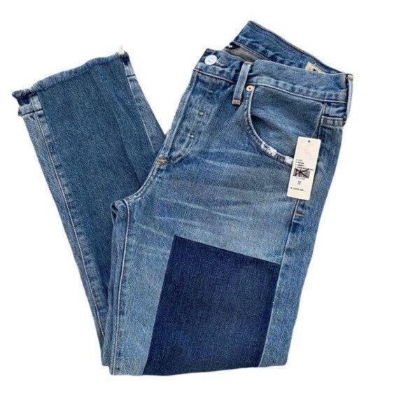 Anthropologie Citizens of Humanity Emerson Straight Leg Jean Medium Blue W25 NWT - Picture 6 of 14